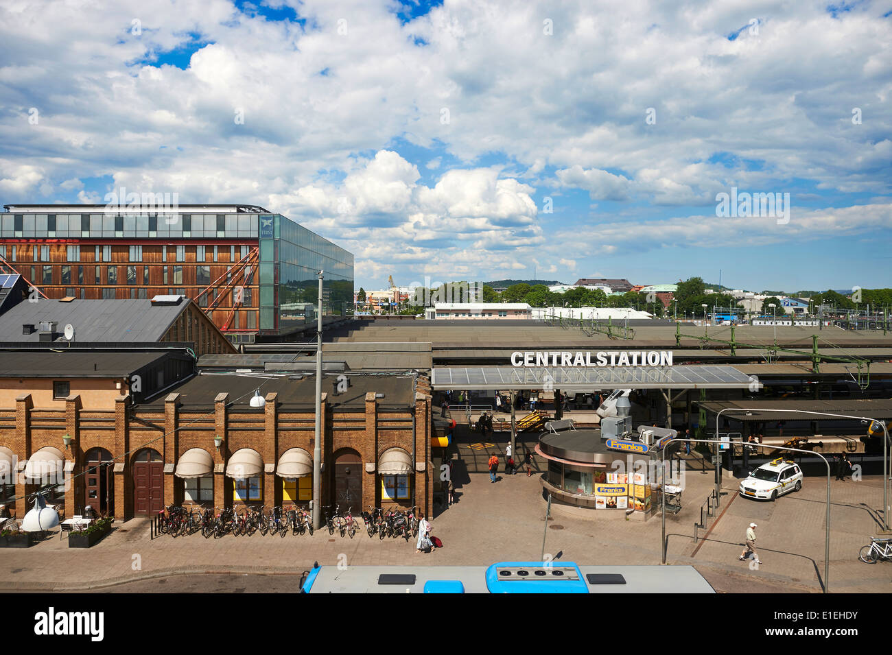 Gothenberg la stazione ferroviaria centrale in Svezia Foto Stock