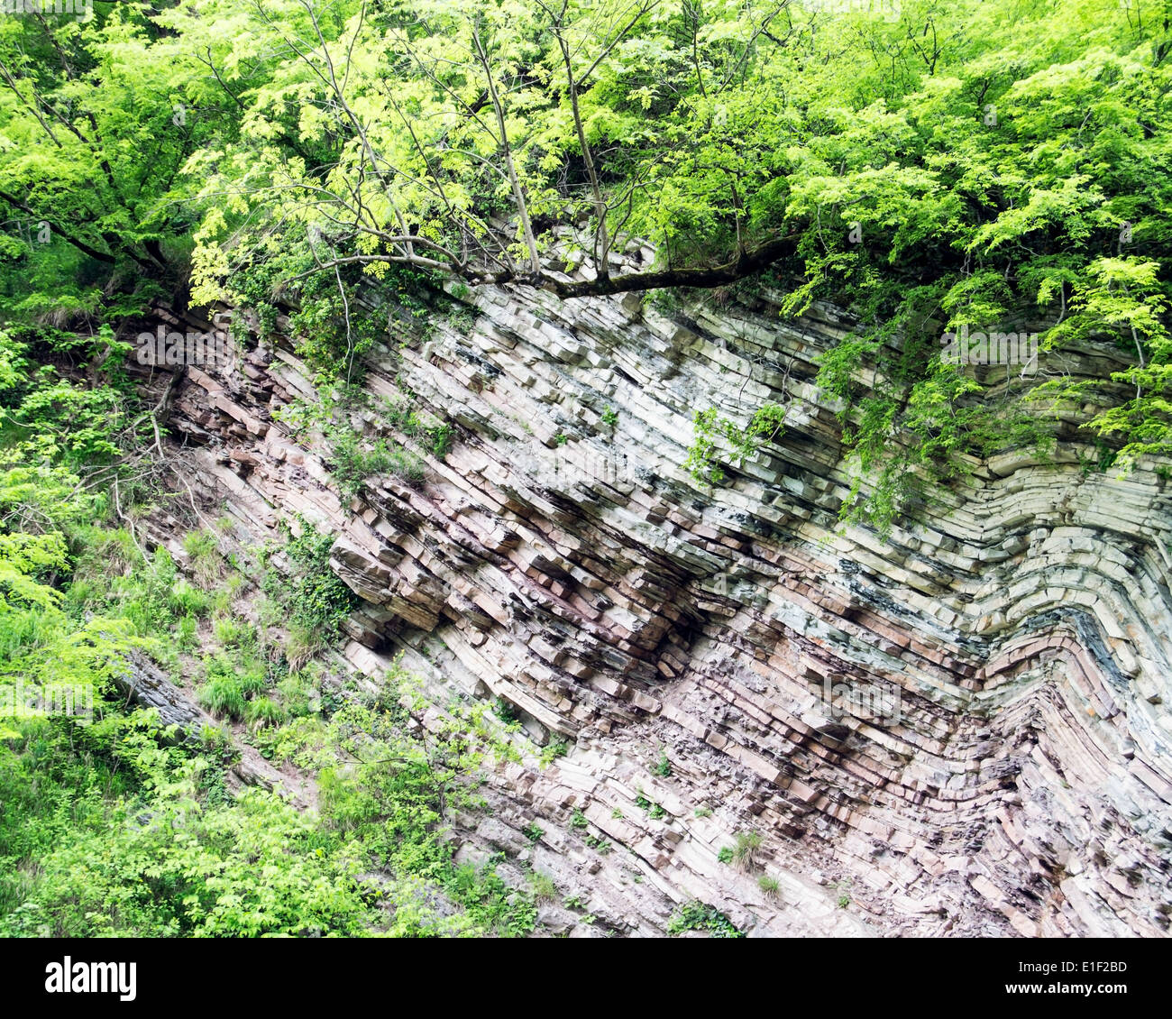 strati di pietra Foto Stock