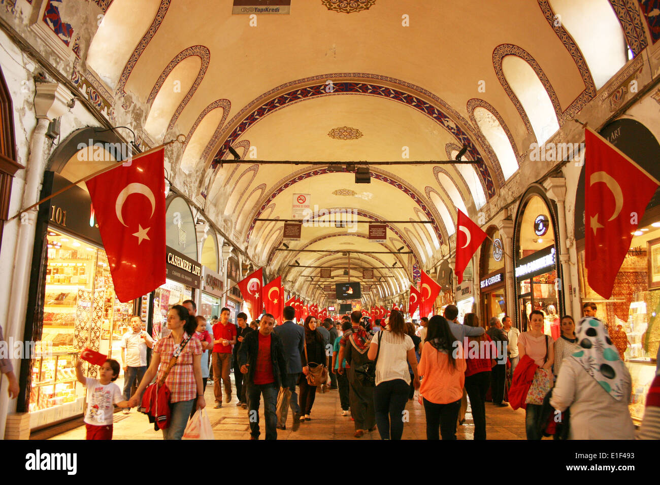 Il Grand Bazaar di Istanbul Foto Stock