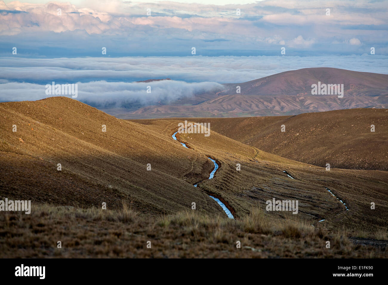 Paesaggio di montagna. Milluni valley. Bolivia Foto Stock