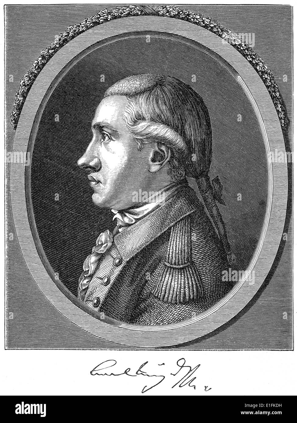 Karl August, Gran Duca di Sassonia-Weimar-Eisenach, 1757 - 1828, Foto Stock