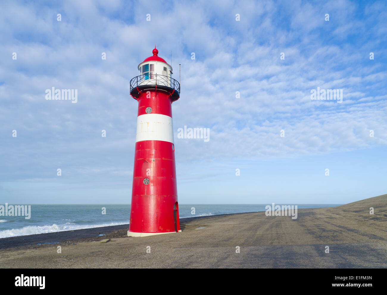 Faro rosso Foto Stock