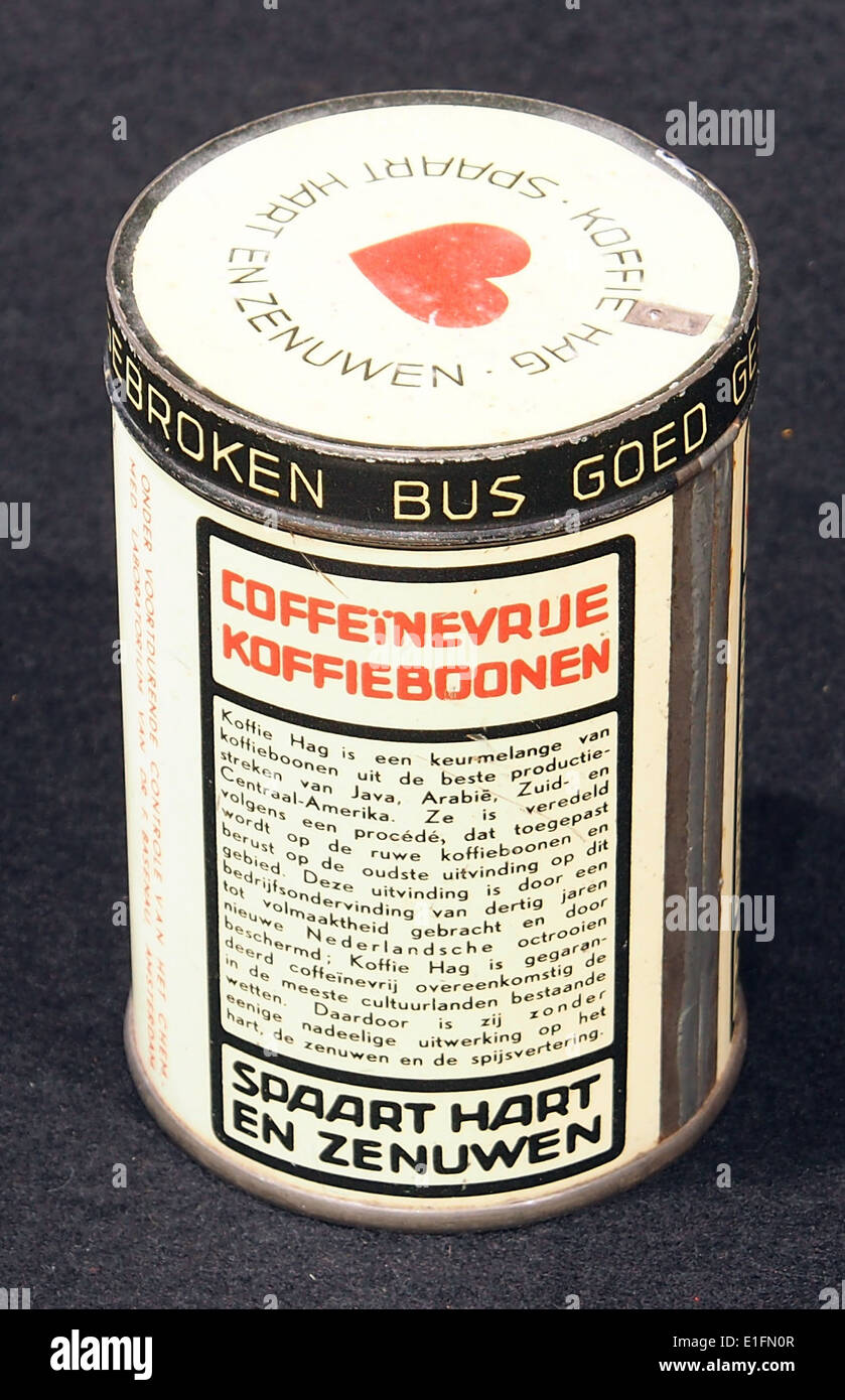Autobus koffie Hag, Foto Stock