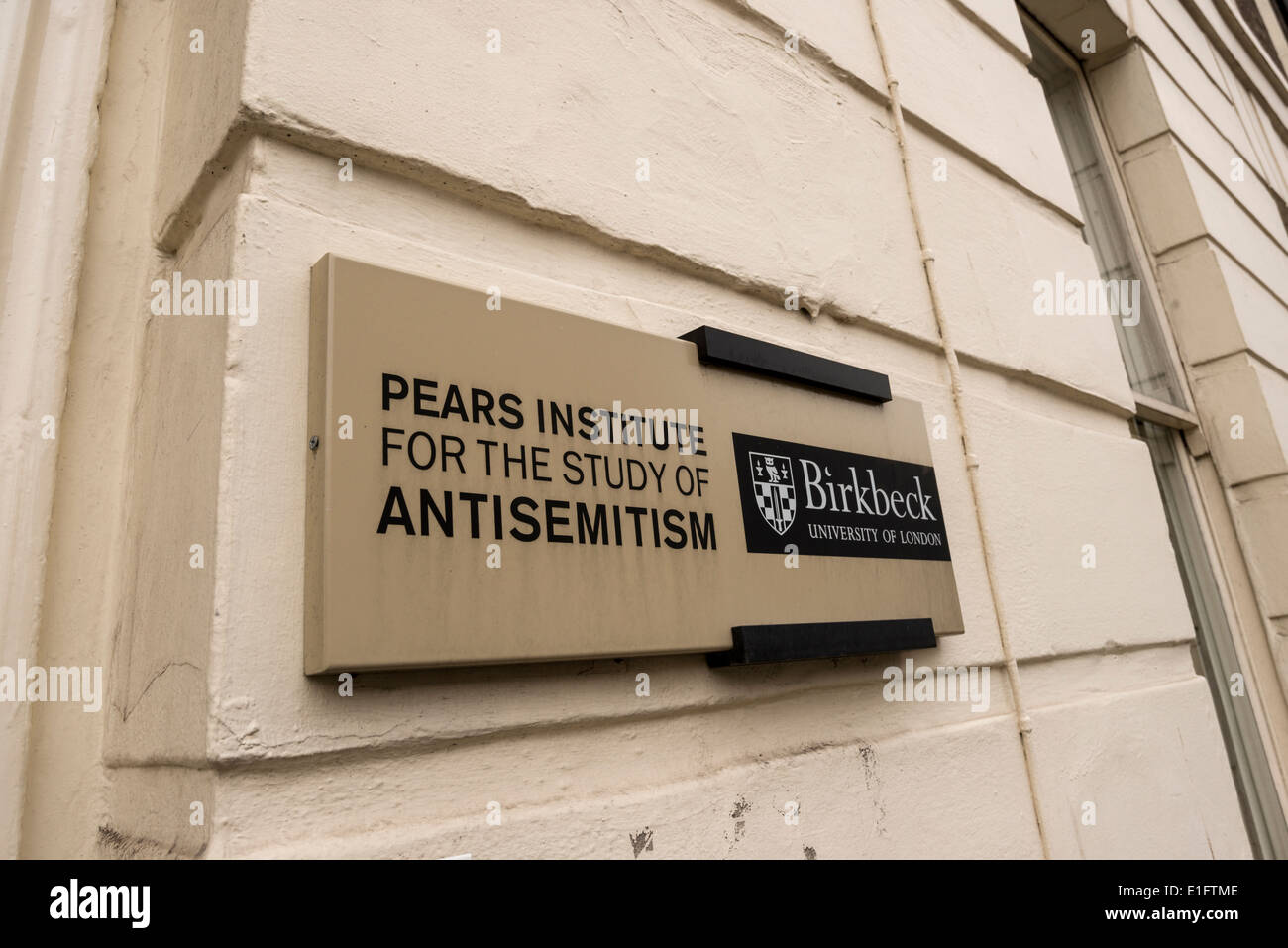 Birkbeck College, Università di Londra e le pere Istituto per lo studio dell'antisemitismo, Russell Square, London, Regno Unito Foto Stock