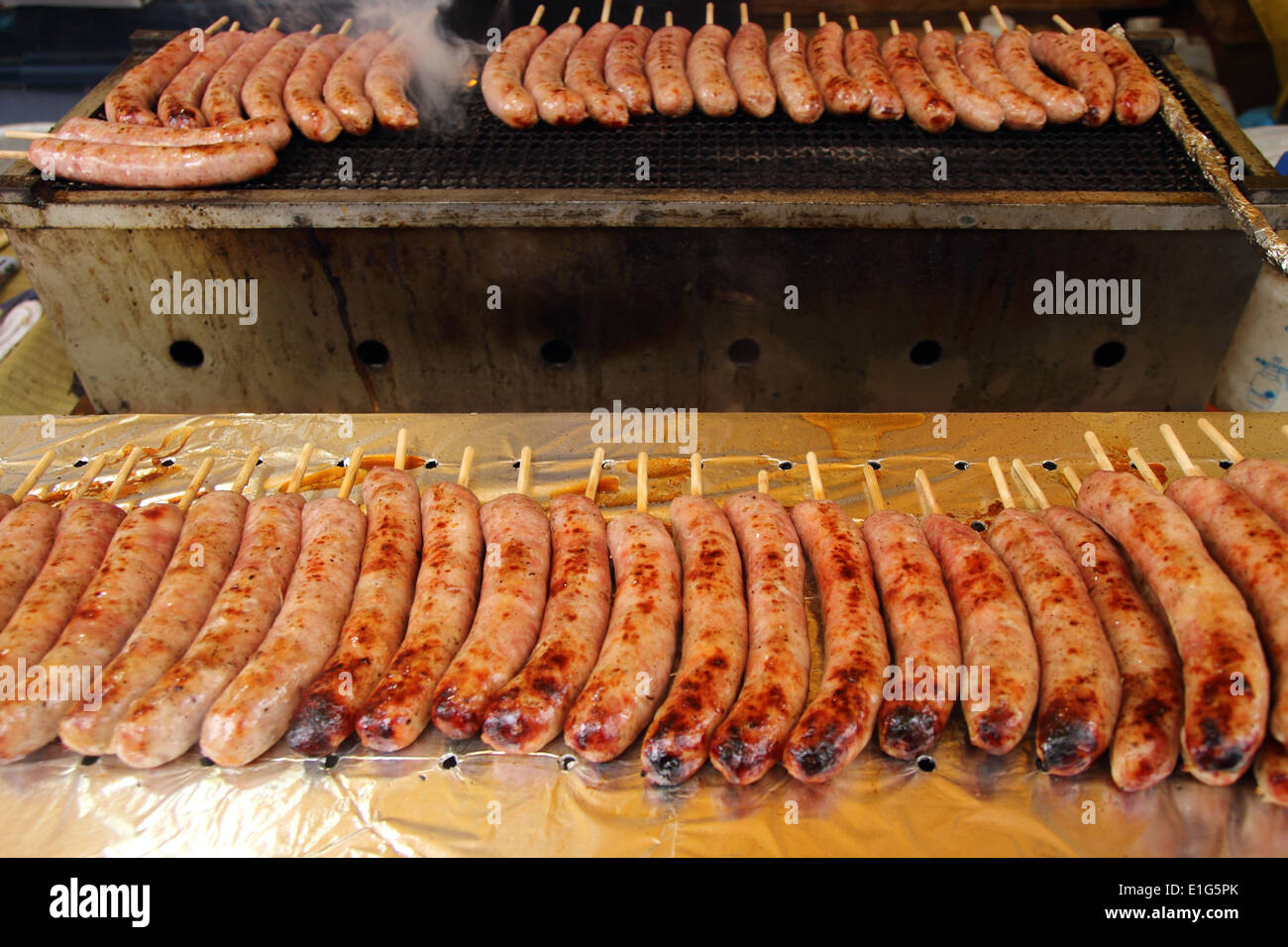 Salsiccia giapponese Foto Stock