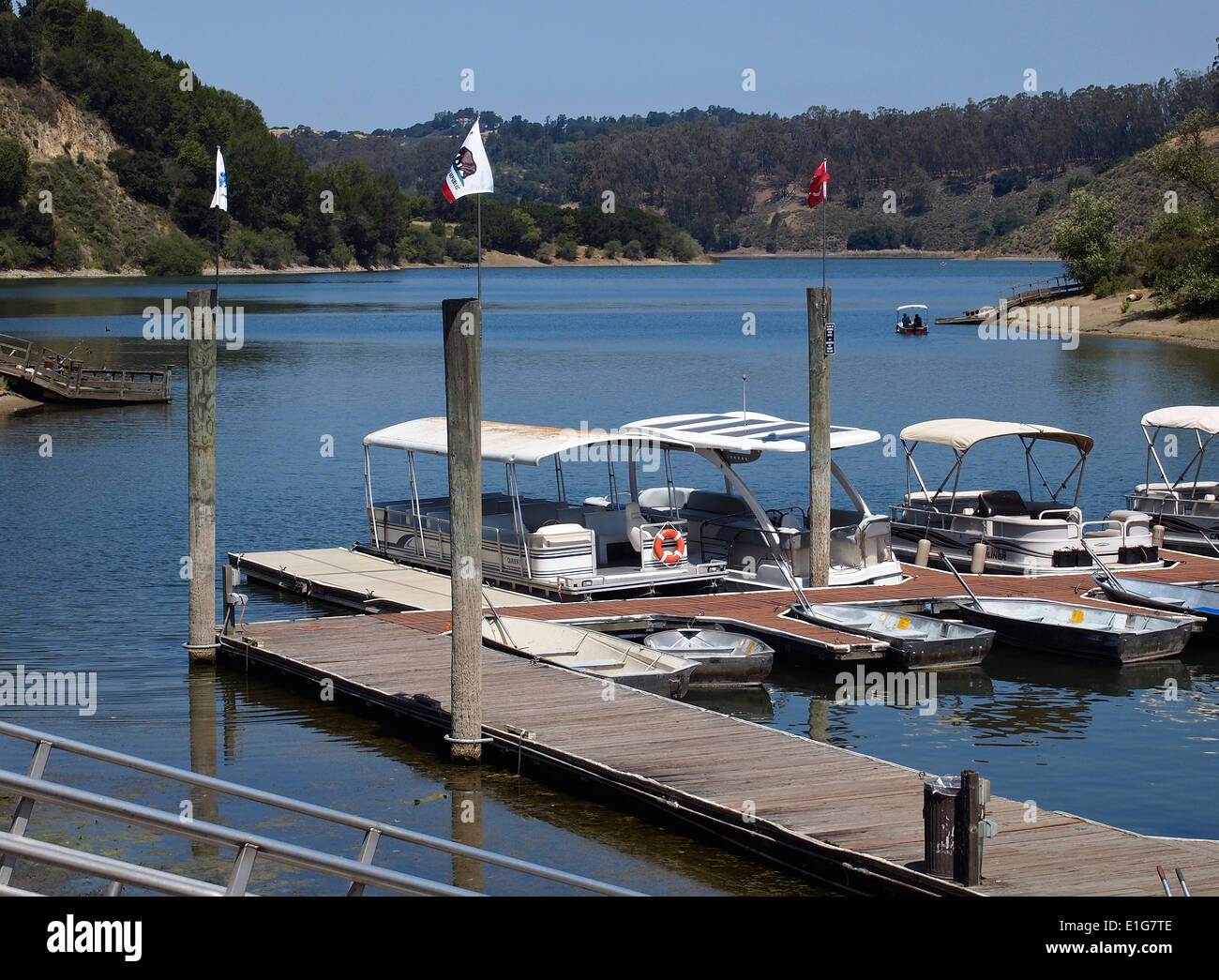 Il lago di Chabot Parco Regionale Marina California Foto Stock