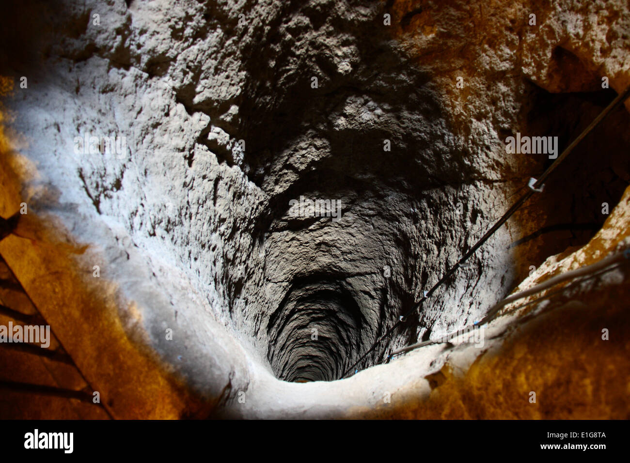 Vista di ovaoren città sotterranea Foto Stock