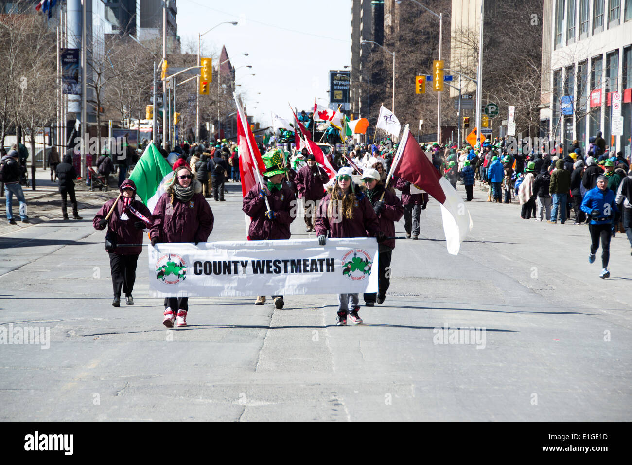 Giorno di San Patrizio Foto Stock