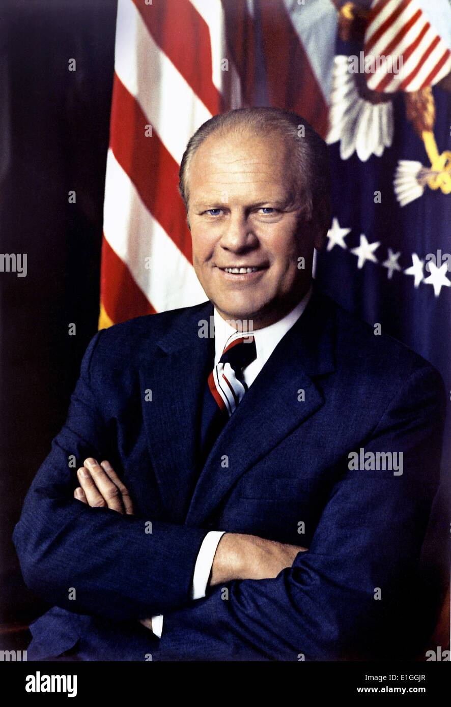 Presidente Gerald Ford T PRESIDENTE DEGLI STATI UNITI D'AMERICA 1974-77 Foto Stock