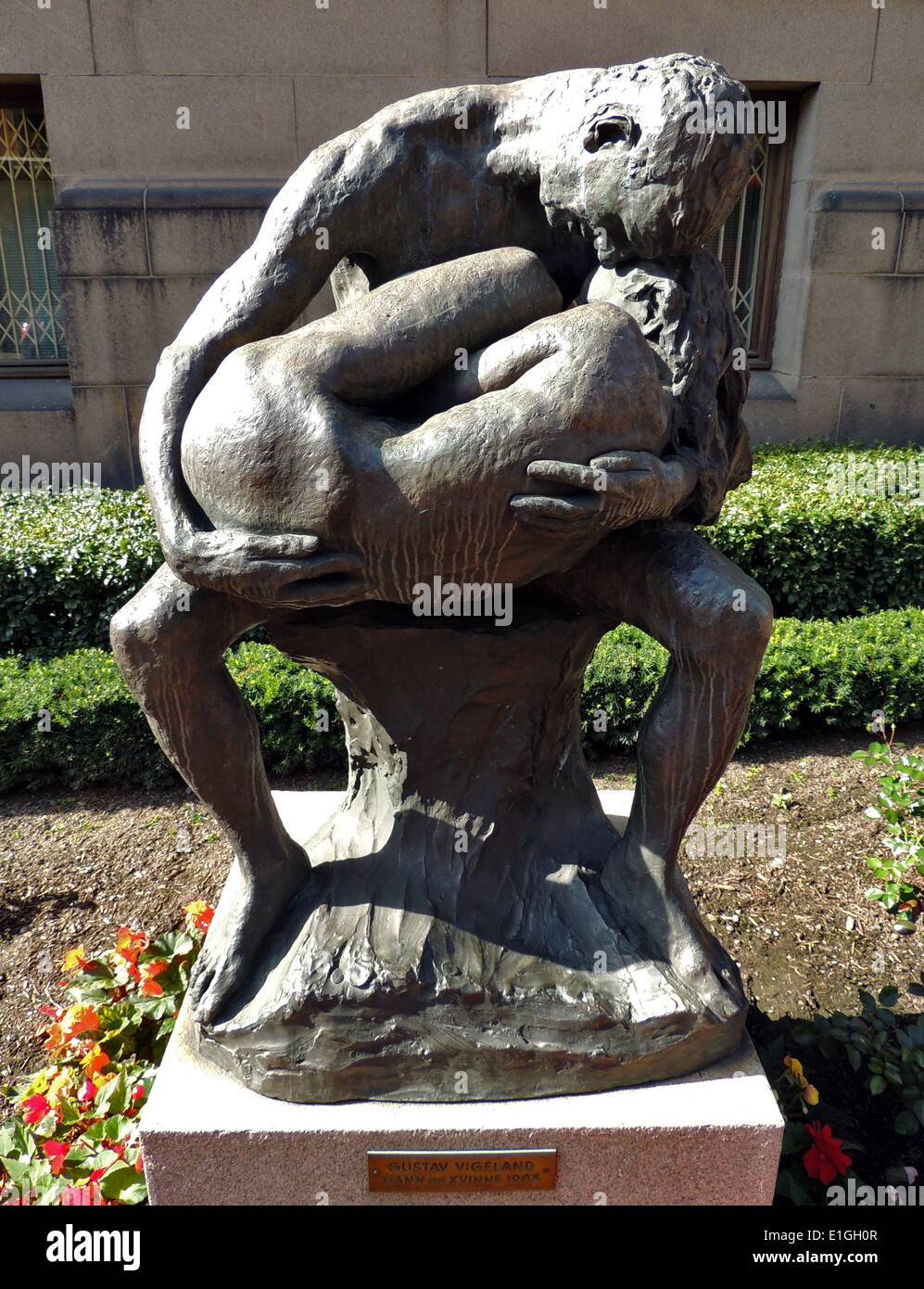 Gustav Vigeland, 1905 Kvinner Mann Foto Stock