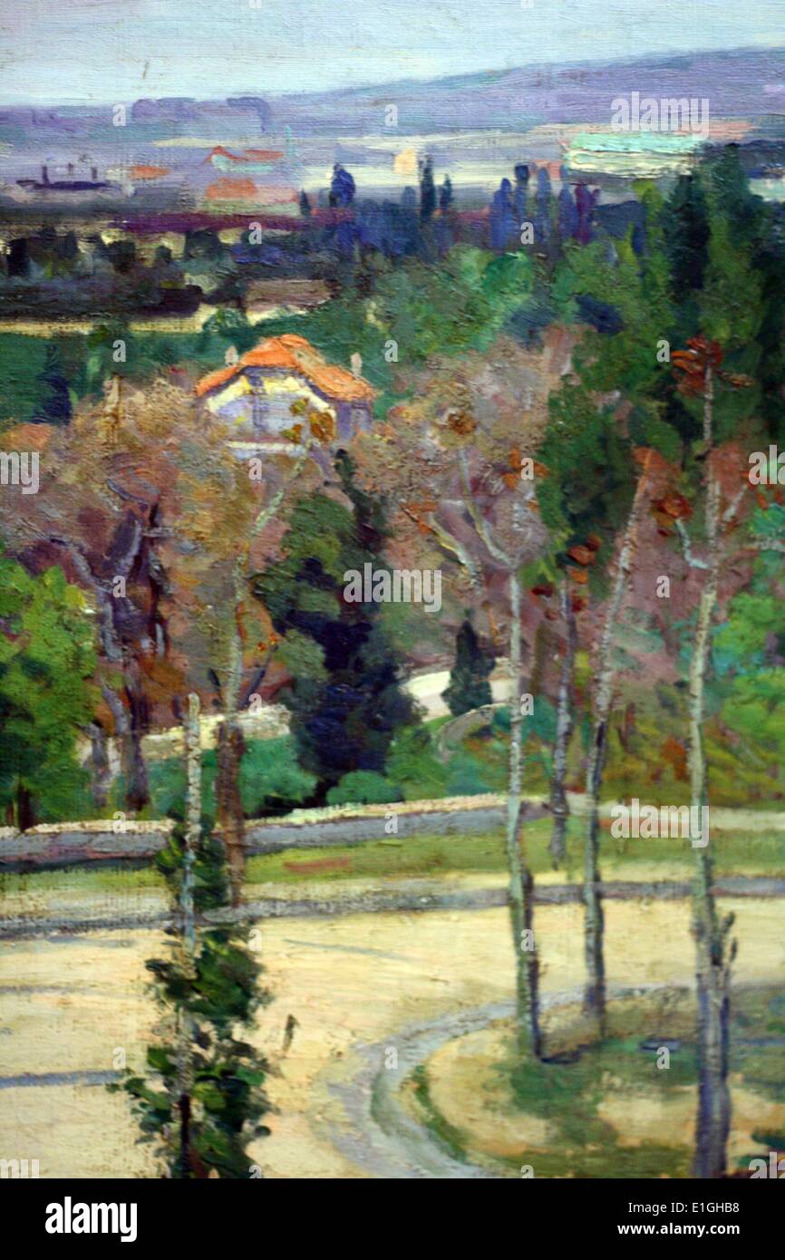 Les dintorni de Paris, c. 1874 da Armand Guillaumin (1841-1927), olio su tela. Foto Stock