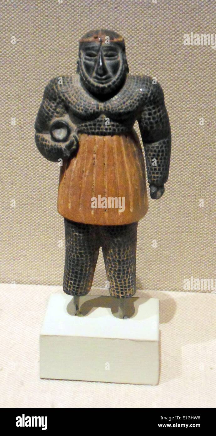 Maschio Messopotamian figura 3a -2a Millenium BC Foto Stock