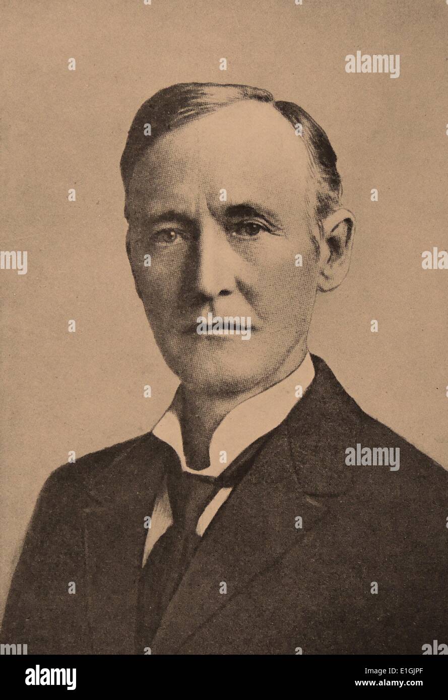 Andrew A. Veblen, 1848-1932. Scuola Norwegian-American uomo, fratello di T. Veblen. Docente presso l Università di Iowa dal 1883 come professore di Fisica dal 1886 al 1905. 1899 erano emigrati da Valdres iniziato a incontrare in convenzione nel Midwest ogni estate. Sotto la leadership di Veblen è stato citato nel 1902 convertito in un'associazione sotto il nome di Valdres comunicazioni. Foto Stock