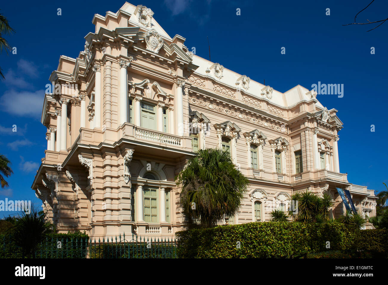 Messico, Yucatan Stato, Merida, la capitale dello Yucatan, Paseo de Montejo, burgess house Foto Stock