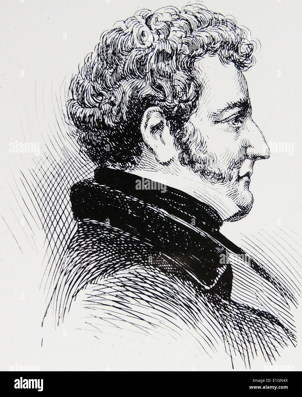 John Frederic Daniell (1790-1845) British chimico e meteorolgist. Foto Stock