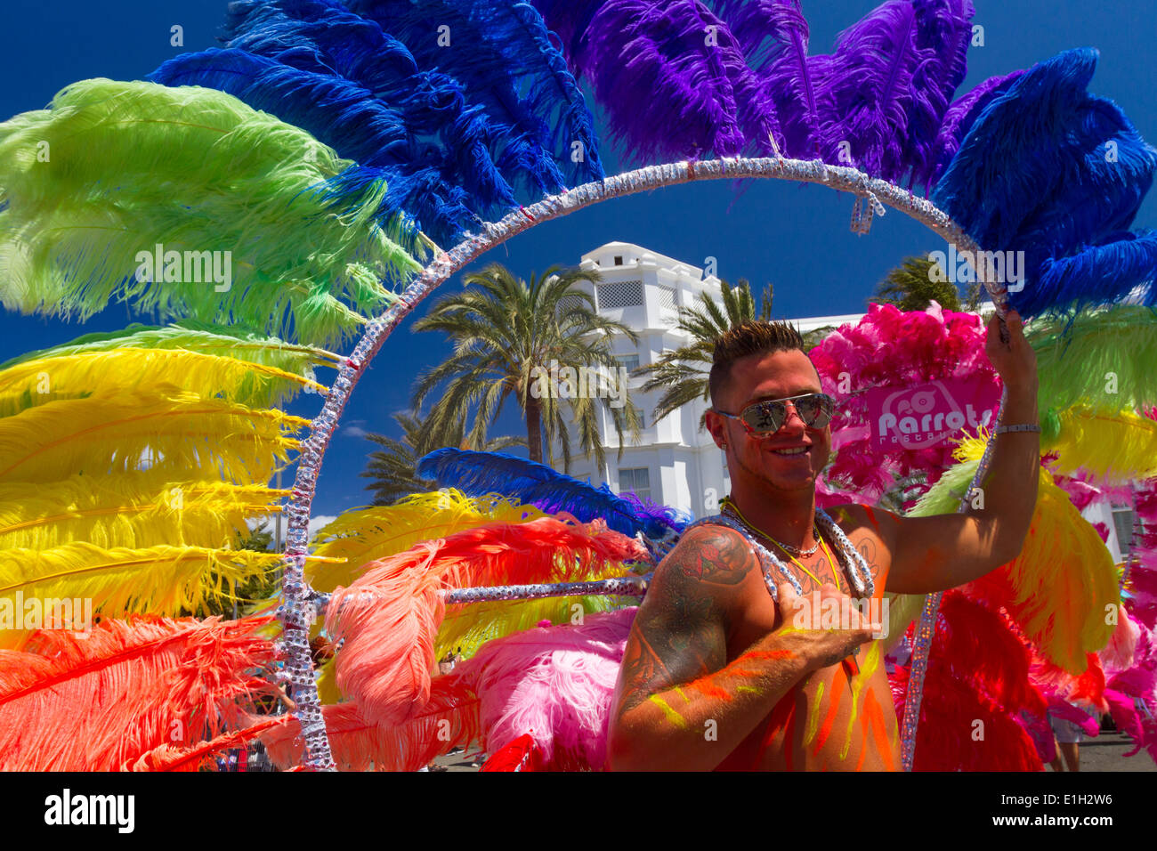 Gay Pride Parade Maspalomas 2014 Foto Stock