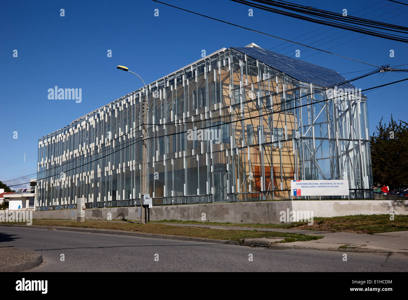 Ministero regionale della sanità la costruzione di Punta Arenas in Cile Foto Stock