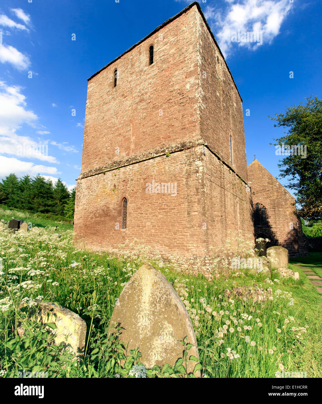 Chiesa di St. Michael Garway Herefordshire England Regno Unito Foto Stock