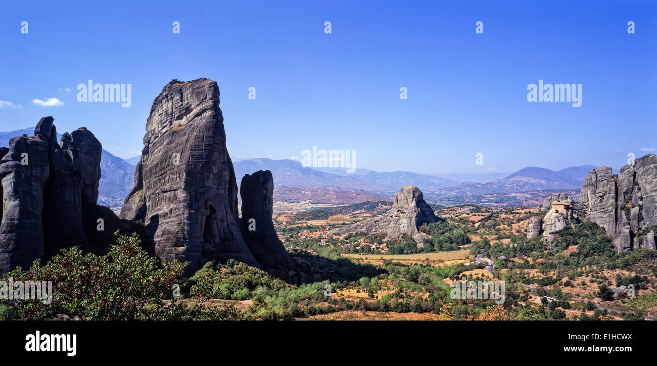 Ayios Nikolaos monastero Meteora Tessaglia Grecia Foto Stock