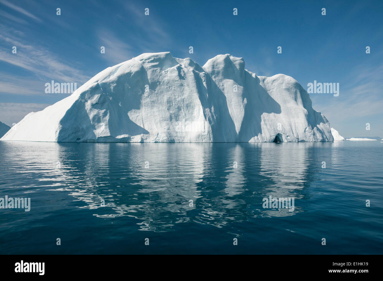 Iceberg, Disko Bay, ad ovest della Groenlandia, la Groenlandia Foto Stock