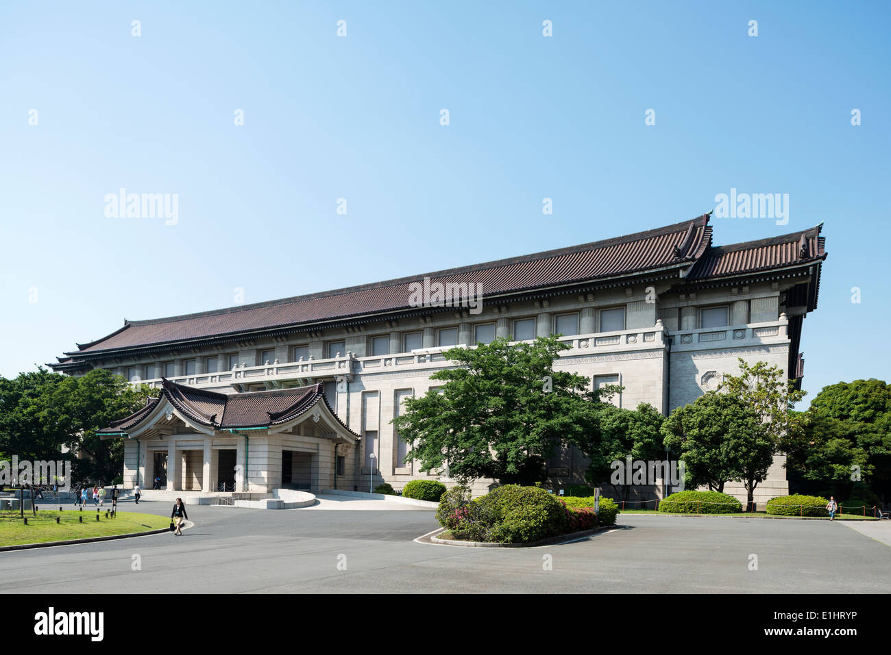 La Nazionale di Tokyo Museo, Honkan edificio, il parco Ueno, Tokyo, Giappone Foto Stock