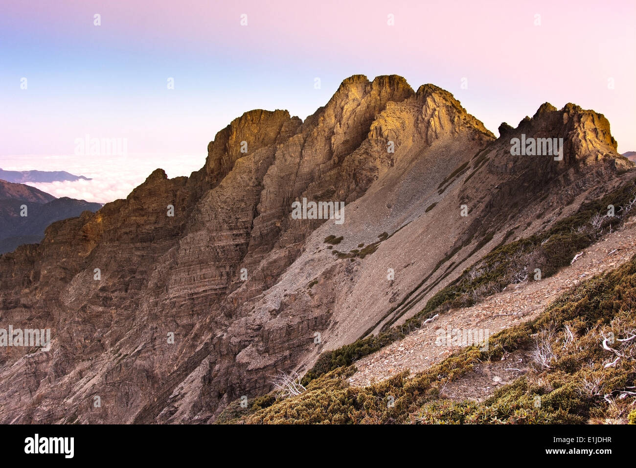 Paesaggio di montagna Foto Stock