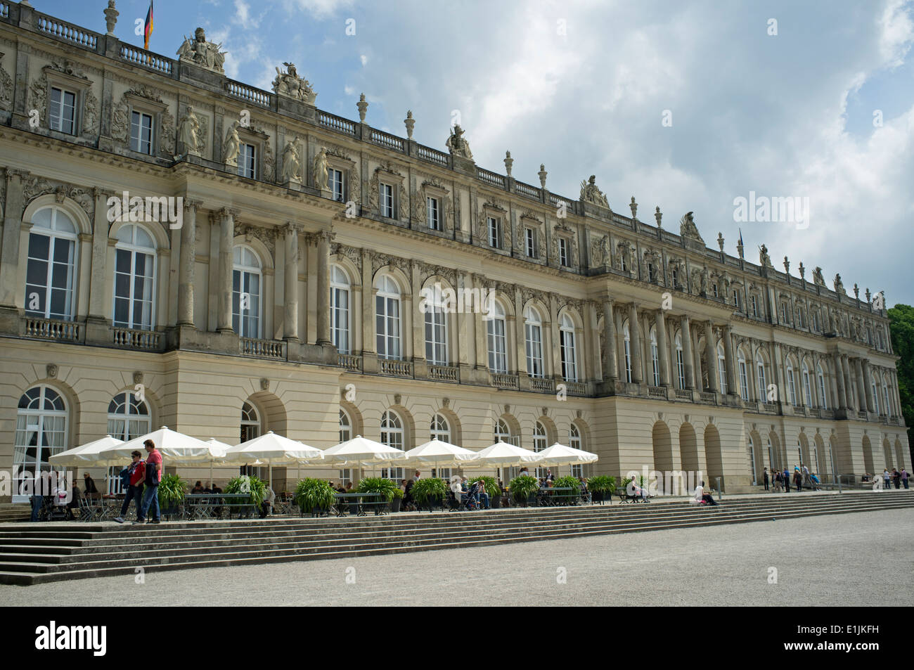 Herrenchiemsee Royal Palace, Herreninsel, Chiemsee, Baviera, Germania. Foto Stock