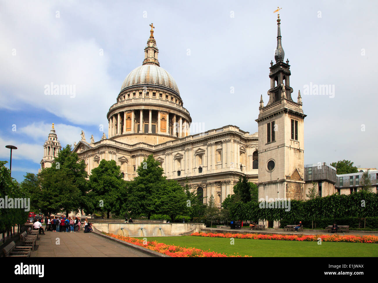 Regno Unito, Inghilterra, Londra, la Cattedrale di St Paul, Foto Stock