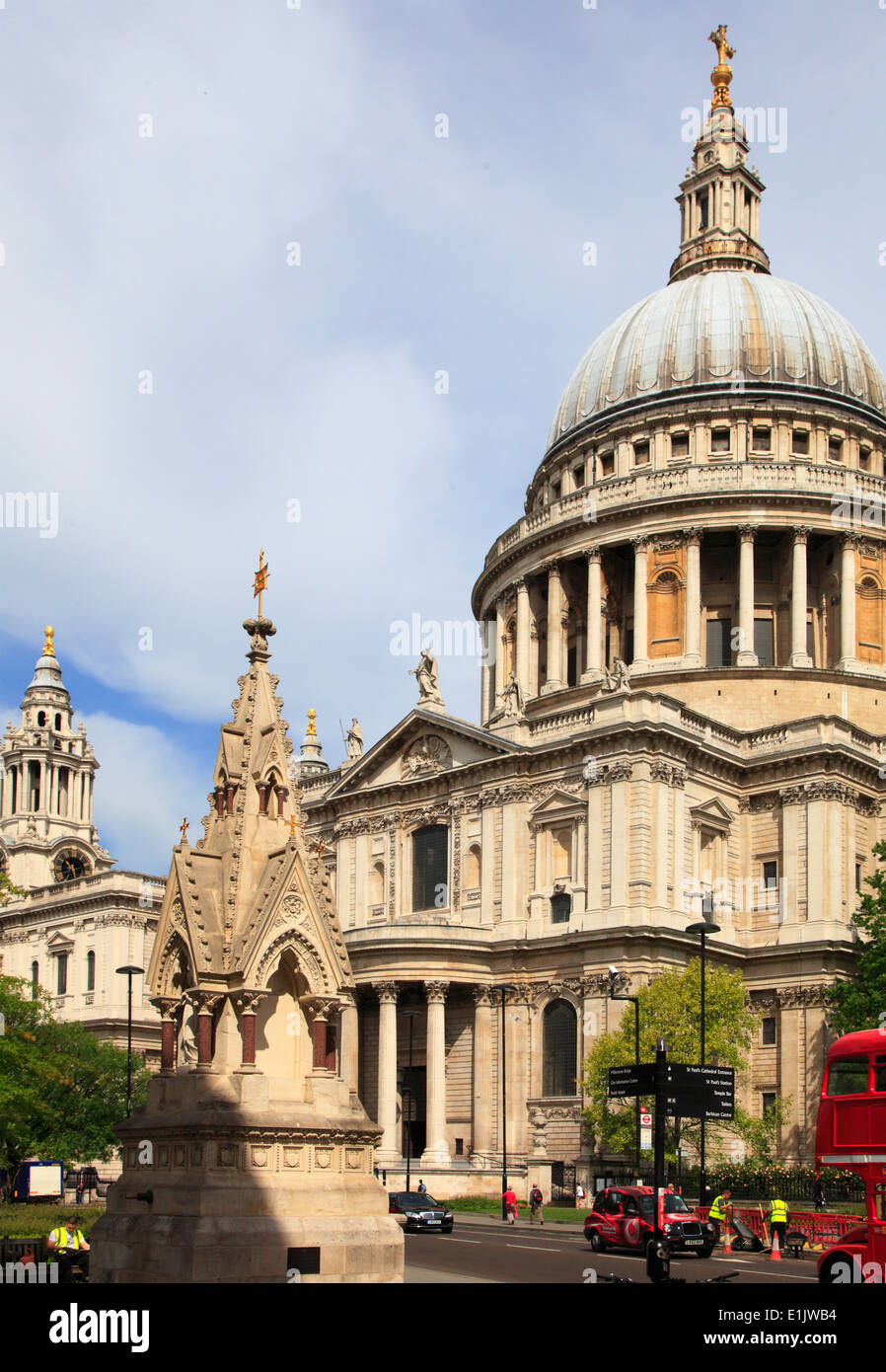 Regno Unito, Inghilterra, Londra, la Cattedrale di St Paul, Foto Stock