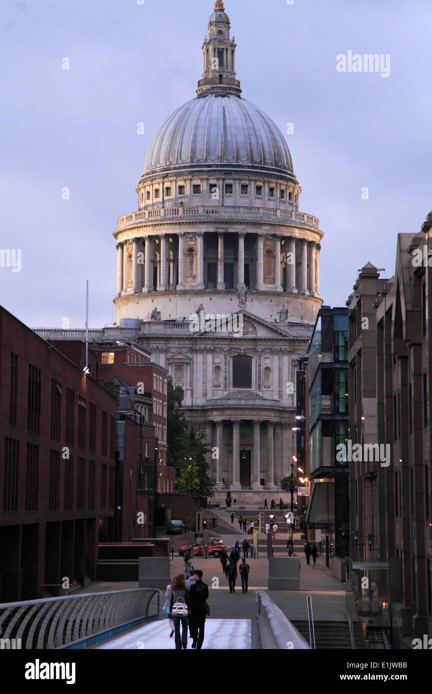Regno Unito, Inghilterra, Londra, la Cattedrale di St Paul, Foto Stock