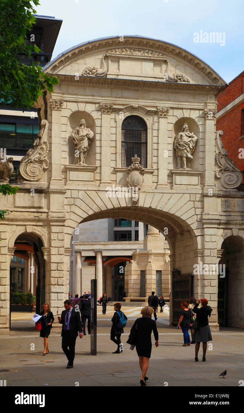 Regno Unito, Inghilterra, Londra, San Paolo sagrato, persone Foto Stock