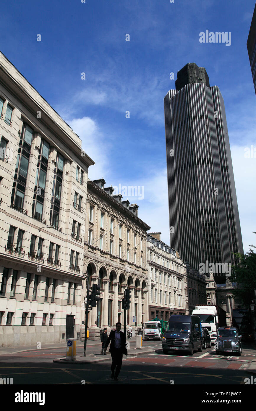 Regno Unito, Inghilterra, Londra, Città grattacielo, scene di strada, Foto Stock