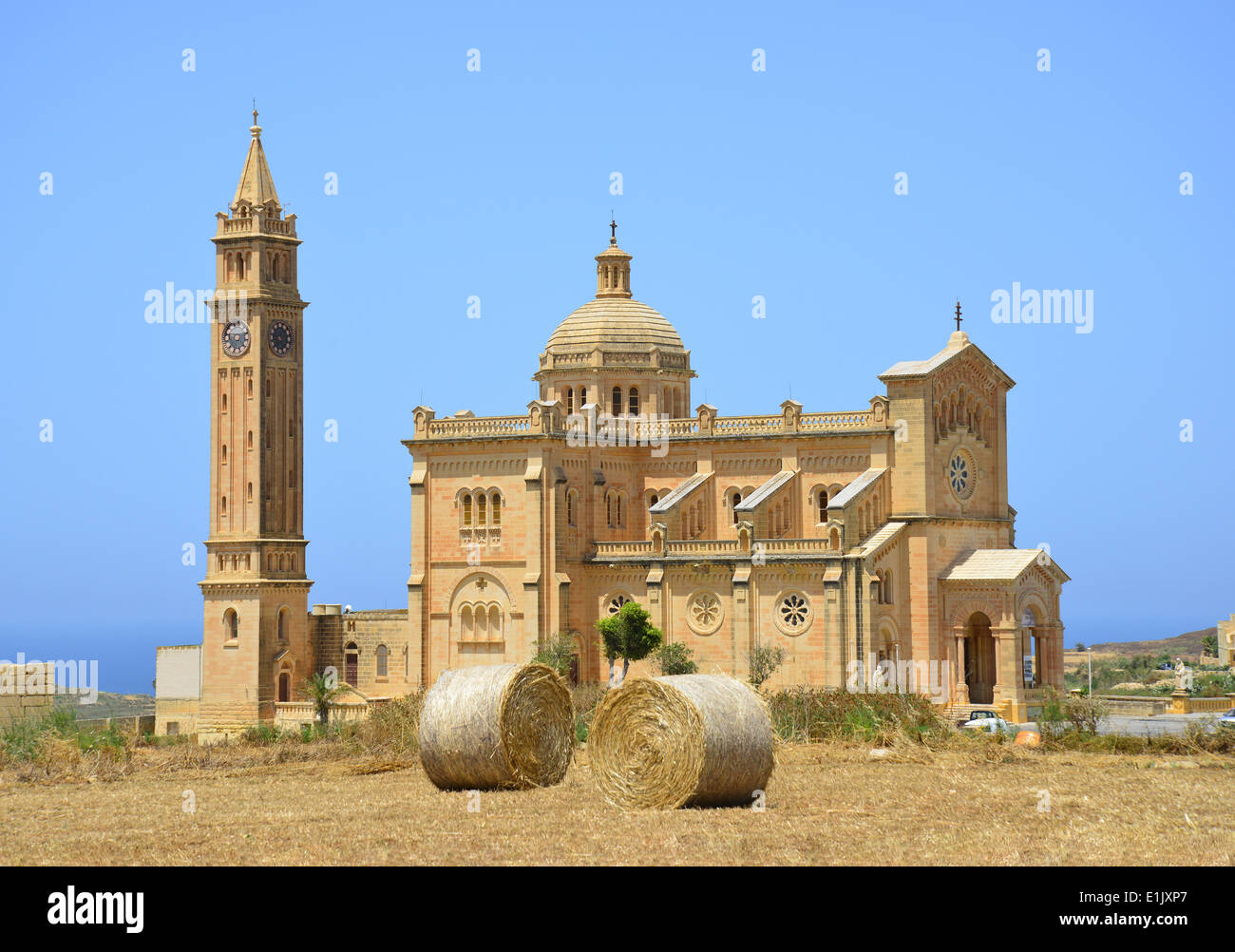 Basilica della Beata Vergine di Ta' Pinu, Għarb, Gozo (Għawdex), Gozo e Comino distretto, Gozo Regione, Repubblica di Malta Foto Stock