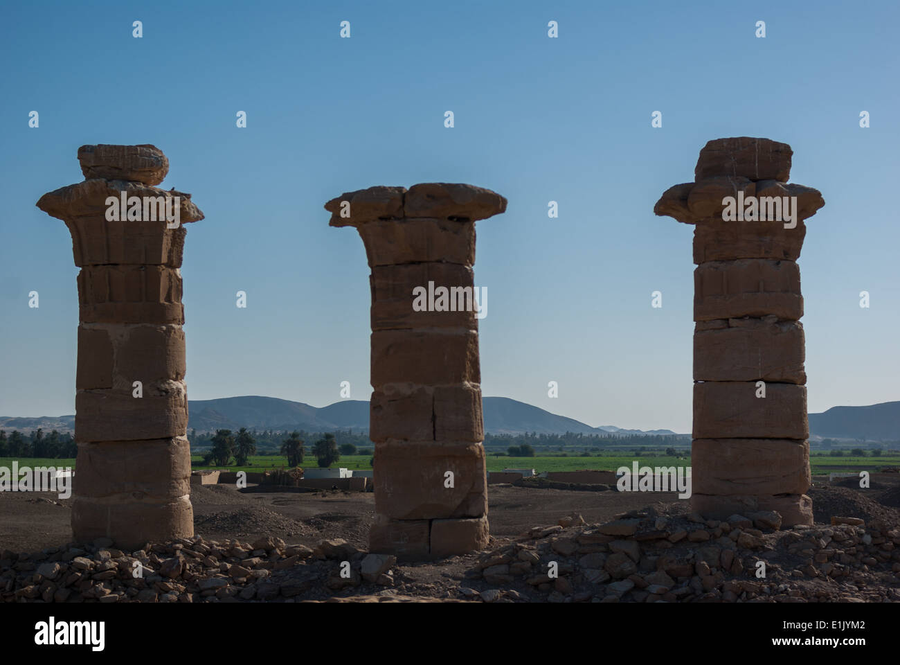 Akhenaten Sesibi tempio di Aton (Aton), Sudan settentrionale Foto Stock