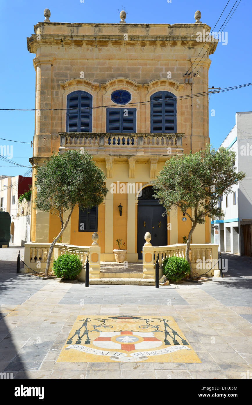 Piccola villa in Mosta (Il-Mosta), il distretto settentrionale, Malta Majjistral Regione, Repubblica di Malta Foto Stock