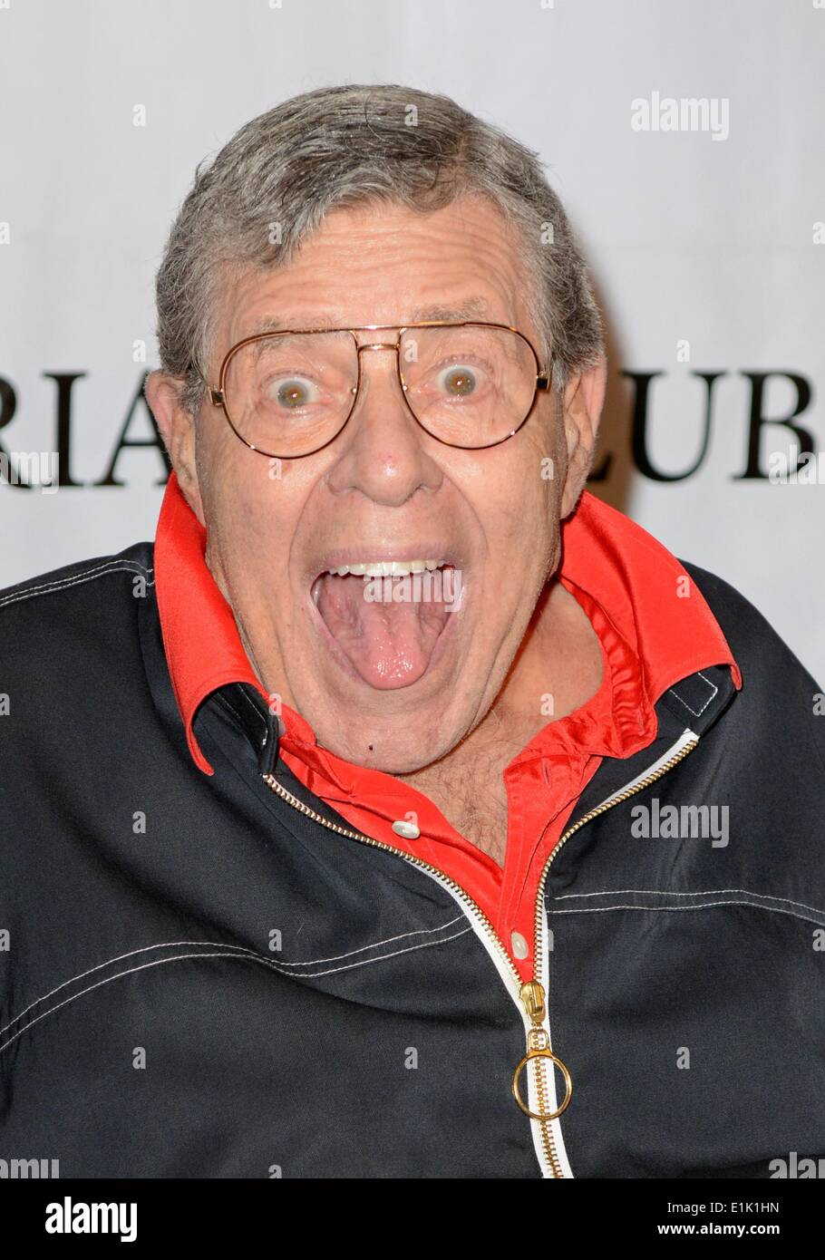 New York, NY, STATI UNITI D'AMERICA. 5 Giugno, 2014. Jerry Lewis presso gli arrivi per i frati Club cinquantesimo anniversario del professore matto, i Frati Club, New York, NY Giugno 5, 2014. Credito: Derek Storm/Everett raccolta/Alamy Live News Foto Stock