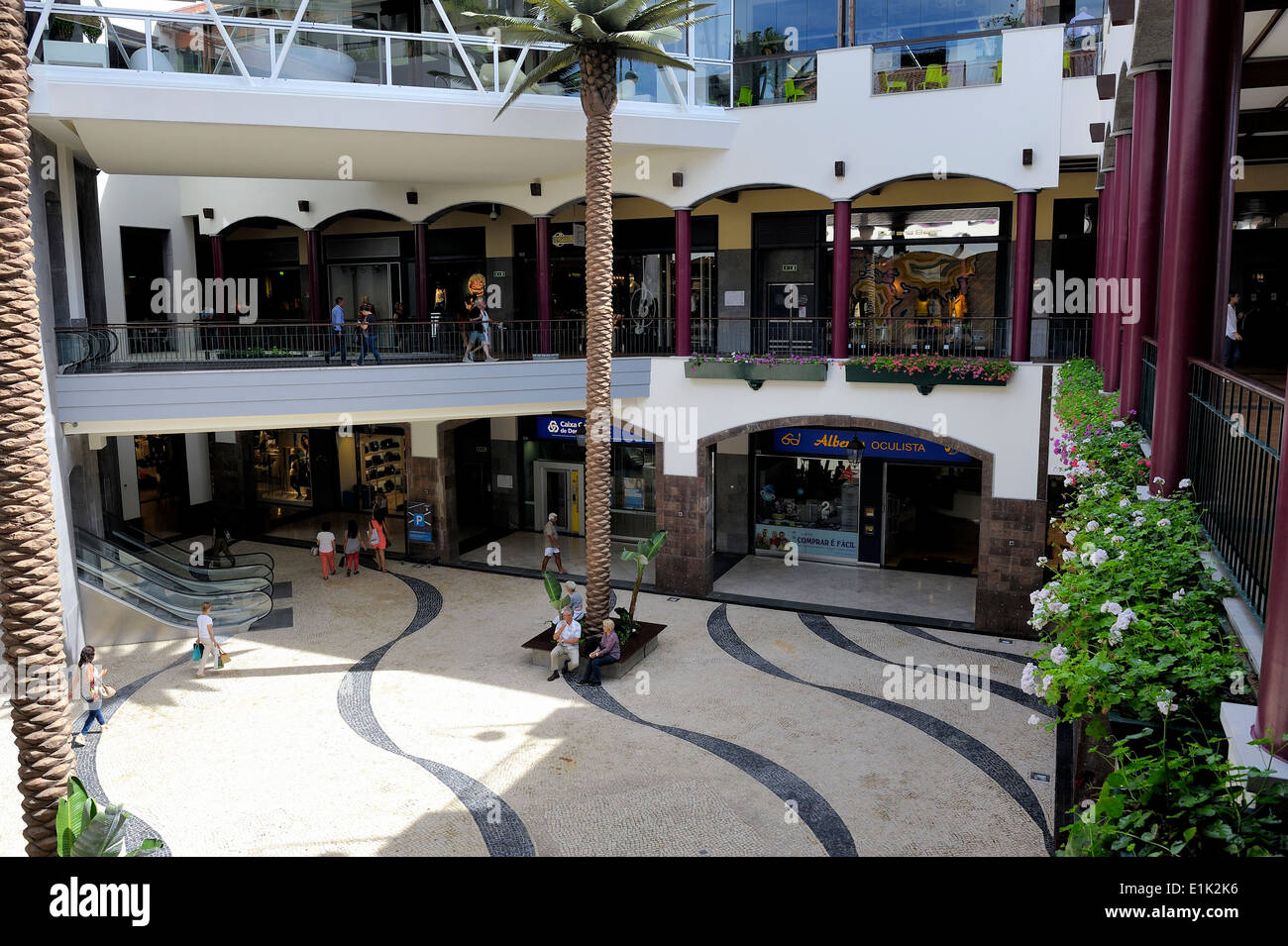 Madeira Portogallo il Forum shopping centre Foto Stock