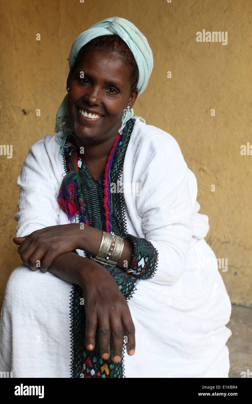Donna etiope Foto Stock