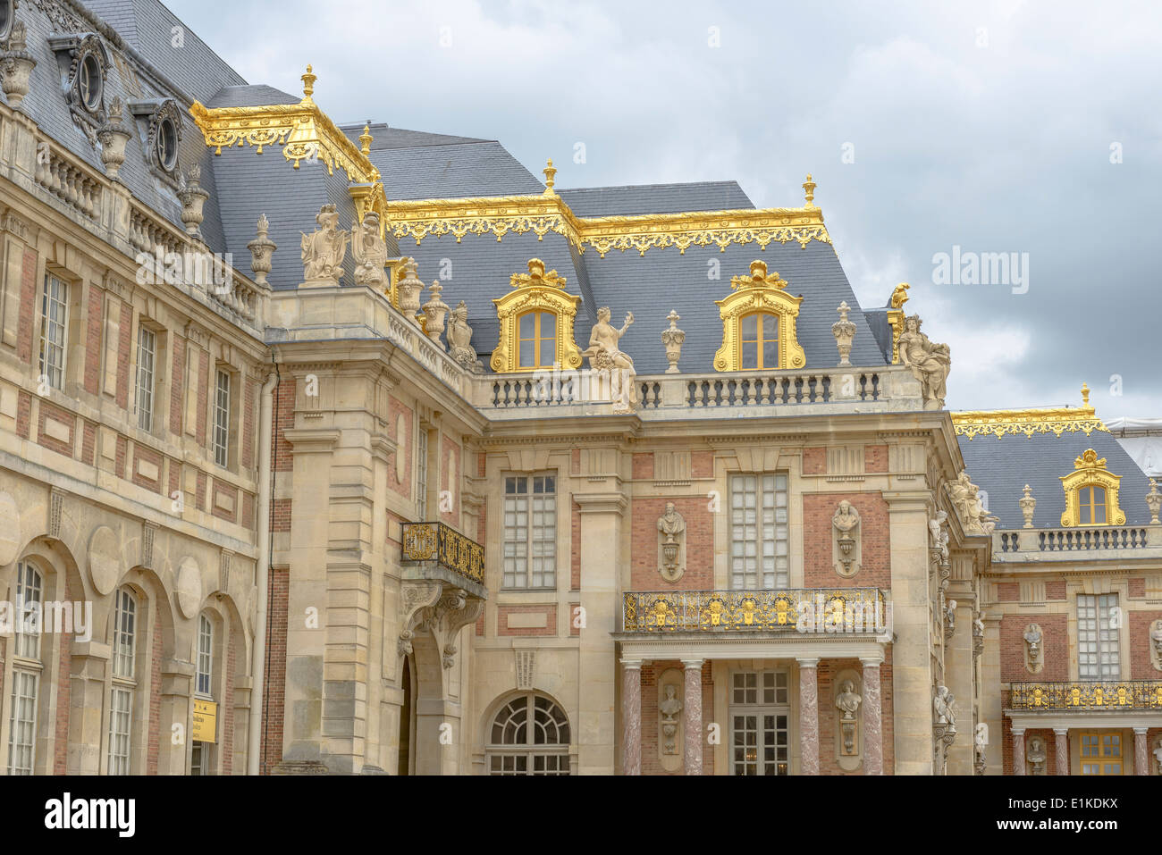 Versailles Chateau esterno vicino a Parigi, Francia Foto Stock