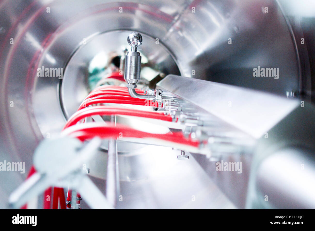 Produzione Farmaceutica Macchine vicino. Foto Stock