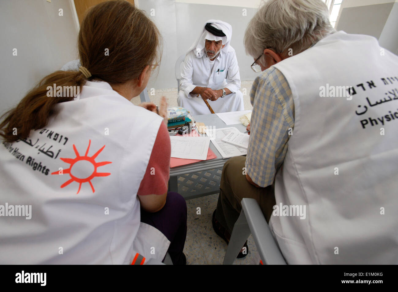 I medici per i Diritti Umani" la clinica mobile Foto Stock