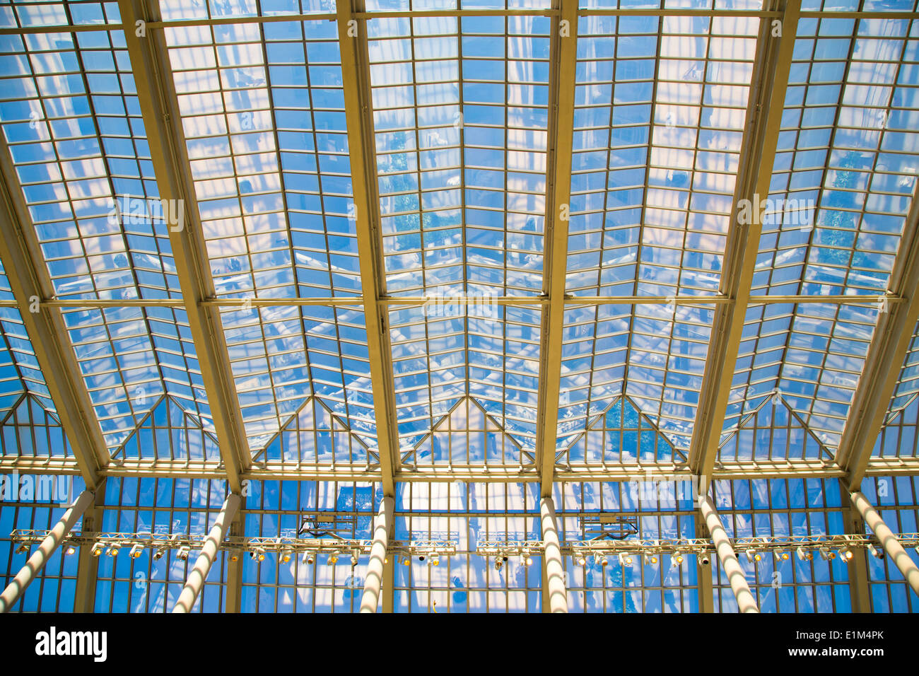 Charles Engelhard Corte dal soffitto in vetro, Metropolitan Museum of Art di New York Foto Stock