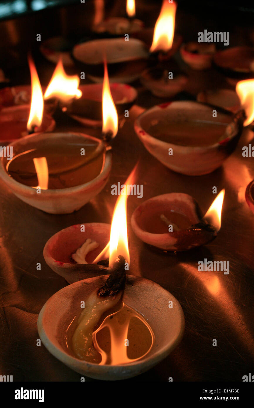 Lampade a olio Foto Stock