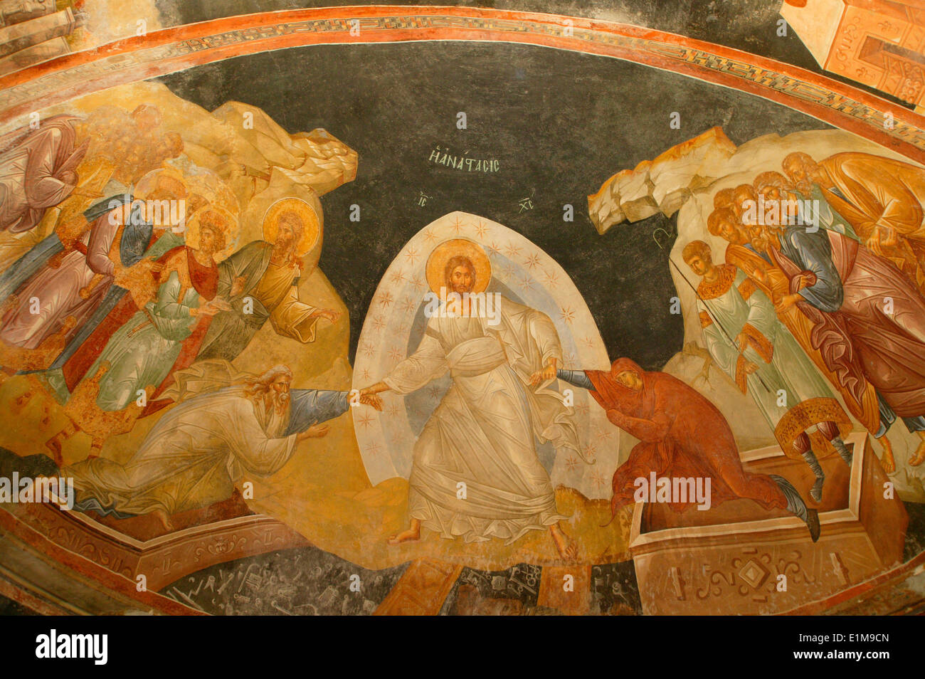 Chiesa di San Salvatore di Chora. Discesa di Cristo nel Limbo Foto Stock