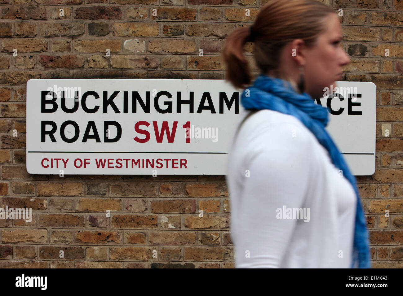 Buckingham Palace Road. Foto Stock