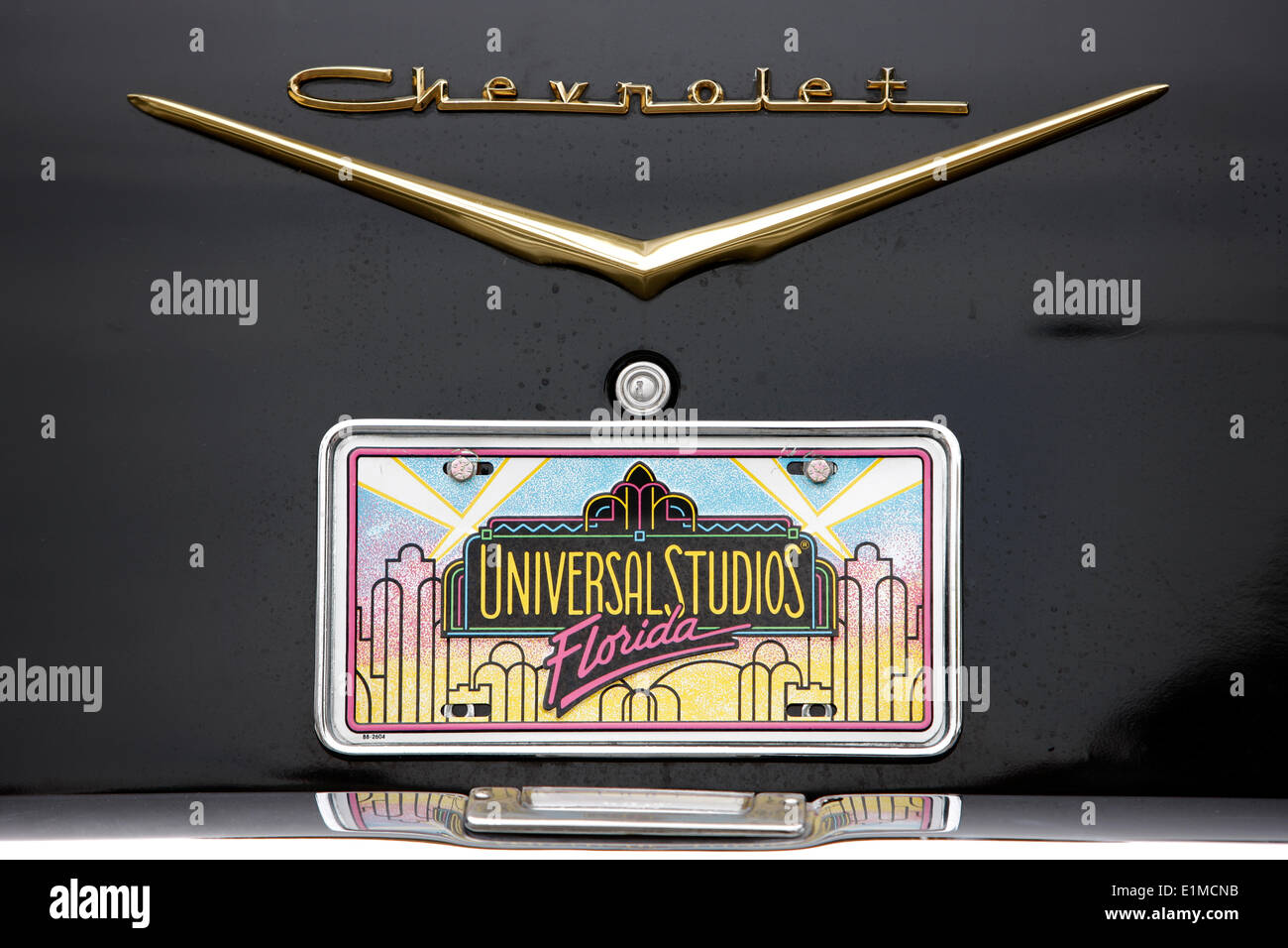 Dettaglio di un'annata Chevrolet al Universal Orlando Foto Stock