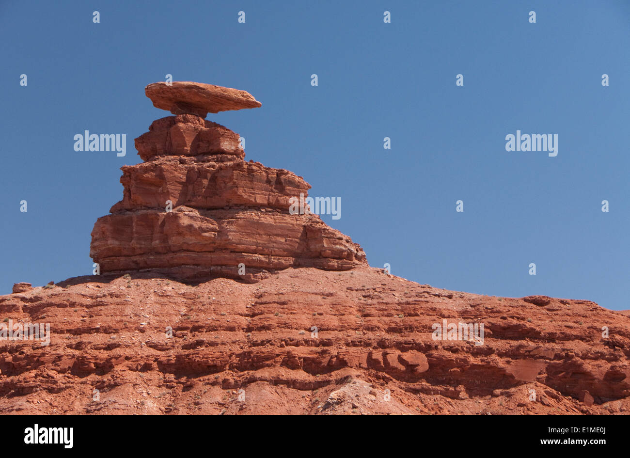 Stati Uniti d'America, Utah, nei pressi di Mexican Hat, Mexican Hat Rock Foto Stock
