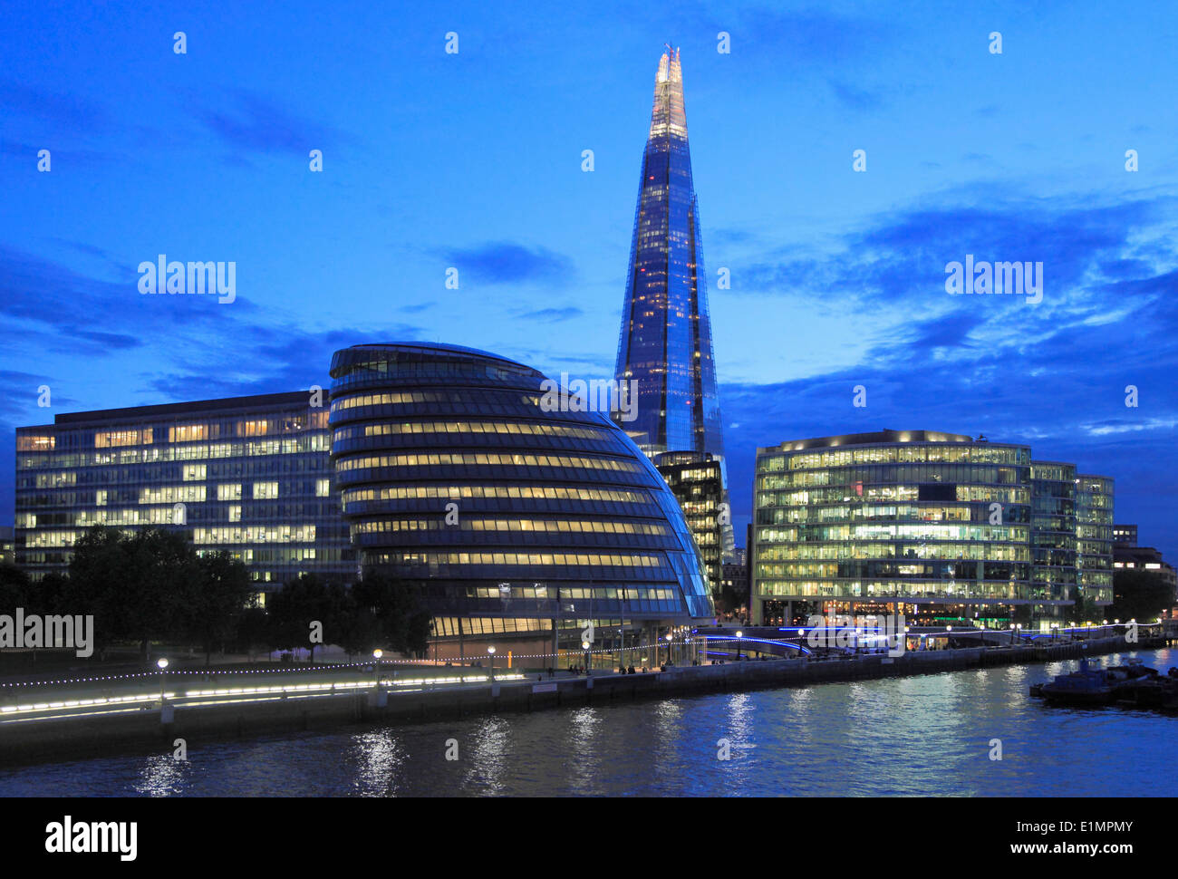 Regno Unito, Inghilterra, Londra, Municipio di Shard, skyline, Foto Stock