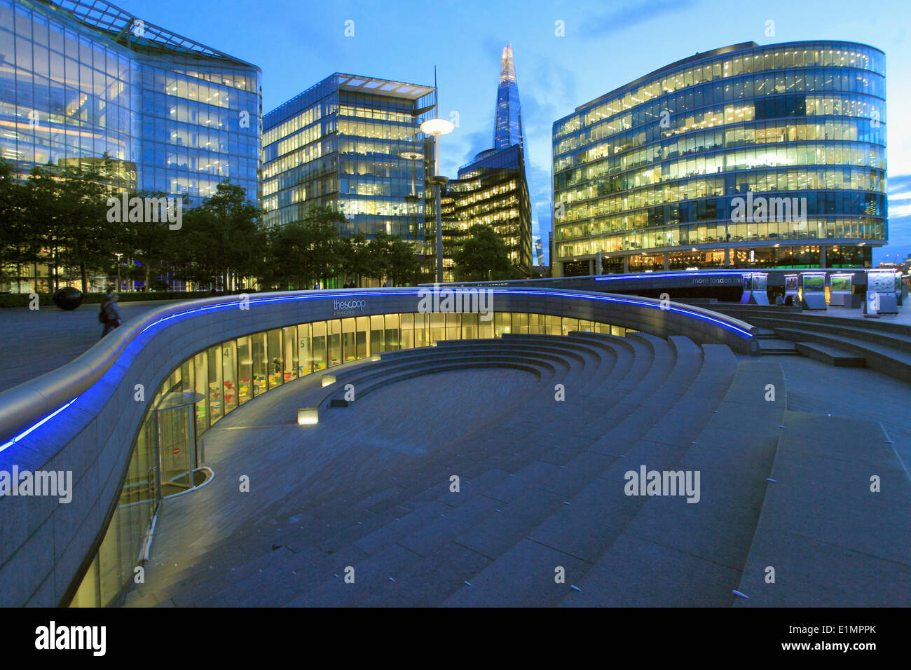 Regno Unito, Inghilterra, Londra, città nella zona Hall, architettura moderna, Shard, Foto Stock