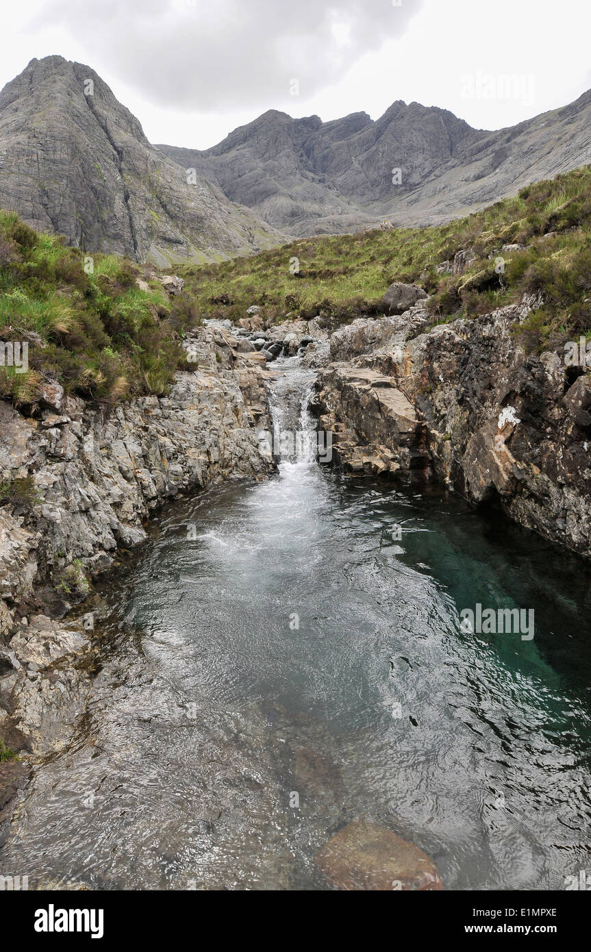 Pool di fata a Skye. Foto Stock